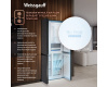 Отдельностоящий холодильник с инвертором Weissgauff WCD 450 Rock Glass NoFrost Inverter