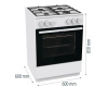 Газовая плита Gorenje GG6A10WFFM