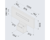 Вытяжка Falmec AIR WALL (моторный блок для модульной панели) CSHN00.01P8#ZZZB490F