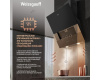 Каминная вытяжка Weissgauff Yota 606 touch black glass
