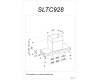 Встраиваемая вытяжка Sirius SLTC 928 IX 90