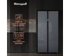 Отдельностоящий холодильник с инвертором Weissgauff WSBS 590 NoFrost Inverter Premium Dark Grey Glass
