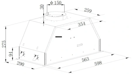 Вытяжка EXITEQ EX-6036 Black