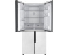 Отдельностоящий холодильник с инвертором Weissgauff WCD 450 White Rock Glass NoFrost Inverter