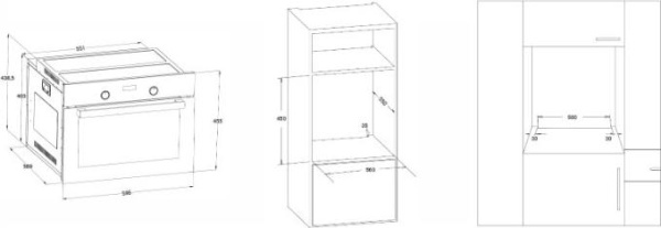 Встраиваемый духовой шкаф Simfer B5EB15001