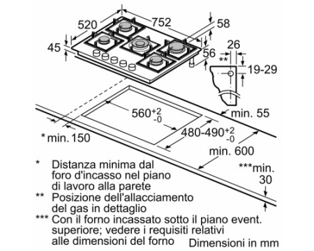 Газовая варочная поверхность Neff T27PIQ4S0