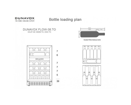 Винный шкаф Dunavox DAUF-38.100DB