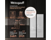 Отдельностоящий холодильник с инвертором Weissgauff WSBS 1036 Inverter NoFrost Premium White Glass