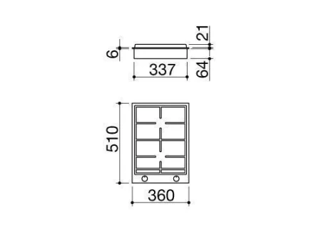 Варочная поверхность BARAZZA 1PBF2