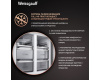 Отдельностоящий холодильник с инвертором Weissgauff WCD 590 NoFrost Inverter Premium EcoFresh Inox Glass