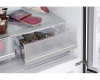 Отдельностоящий холодильник с инвертором Weissgauff WCD 450 Inox Glass NoFrost Inverter