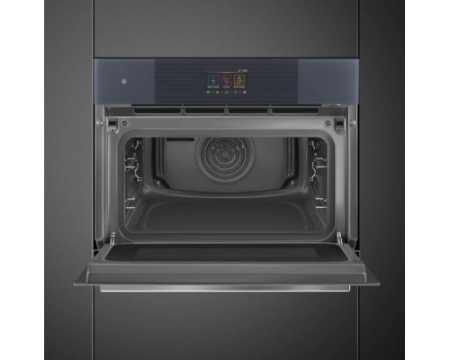 Компактный духовой шкаф с пароваркой Smeg SO4104APG
