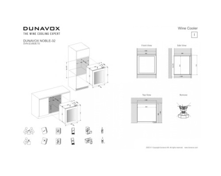 Винный шкаф Dunavox DVN-32.85DB.TO