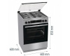 Комбинированная плита Gorenje GKS6C72XF