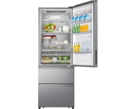 Отдельностоящий двухкамерный холодильник Gorenje NRM720FSXL4