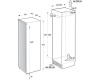 Встраиваемый однокамерный холодильник Gorenje RI517E41WF