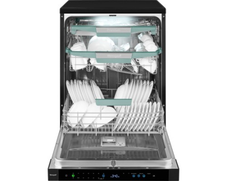 Посудомоечная машина с авто-открыванием и инвертором Weissgauff DW 6114 Inverter Touch AutoOpen Black