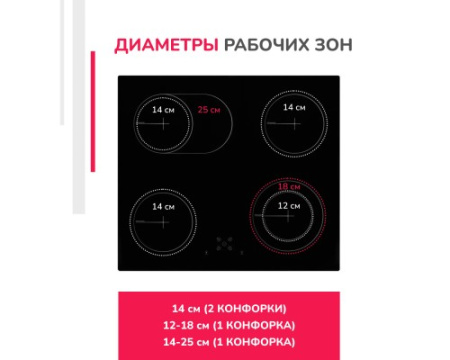 Электрическая варочная поверхность Simfer H60D17B070