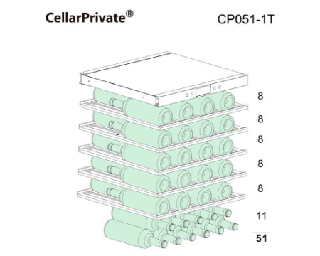 Винный шкаф Cellar Private CP051-1T
