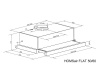 Кухонная вытяжка HOMSair FLAT 60 белый