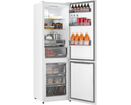 Отдельностоящий холодильник с инвертором Weissgauff WRK 2000 Total NoFrost Inverter White Rock Glass
