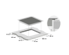Варочная панель газовая MEFERI MGH604BK GLASS COMFORT