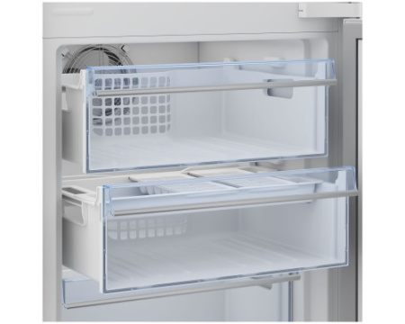 Встраиваемый двухкамерный холодильник Beko BCNA306E3S белый