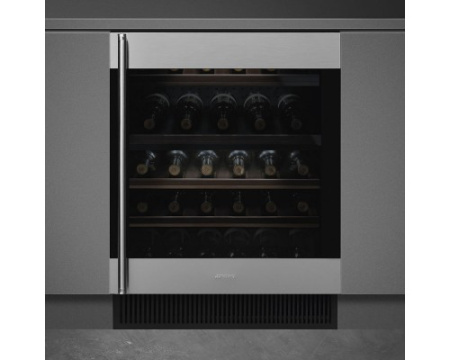Встраиваемый холодильный шкаф для вина Smeg CVI338RX3