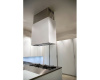 Вытяжка Falmec Design+ LAGUNA isola 60 inox vetro bianco (800) CLDI6075.E0P2#ZZZI491F+KACL.822#F