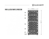 Двухзонный винный шкаф Climadiff MILLESIME190DB