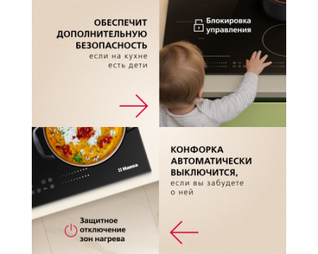 Индукционная варочная панель Hansa FORMA BHI68800