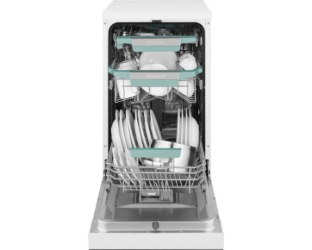 Посудомоечная машина c авто-открыванием и инвертором Weissgauff DW 4539 Inverter Touch AutoOpen White