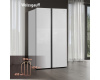 Отдельностоящий холодильник с инвертором Weissgauff WSBS 1036 Inverter NoFrost Premium White Glass