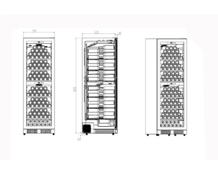 Винный шкаф CASO WineChef Pro 180 black