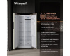 Отдельностоящий холодильник с инвертором и подачей воды Weissgauff WSBS 600 Be NoFrost Inverter Water Dispenser