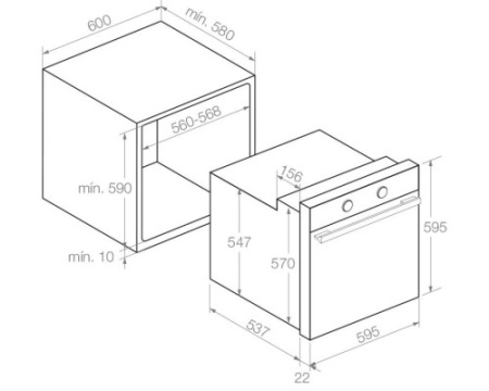Духовой шкаф Pando PHP-962