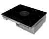 Варочная панель индукционная с вытяжкой MEFERI XSMART60BK POWER