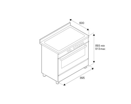 Варочный центр Bertazzoni MAS96L1EXT