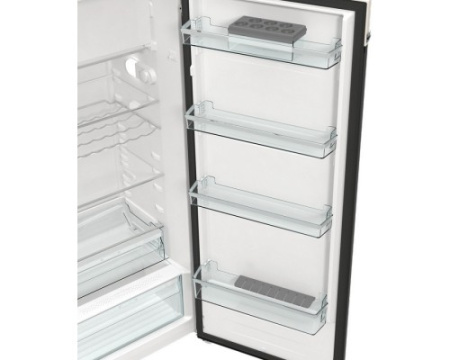 Отдельностоящий двухкамерный холодильник Gorenje OBRB615DBK