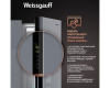 Отдельностоящий холодильник с инвертором Weissgauff WSBS 590 NoFrost Inverter Premium Dark Grey Glass