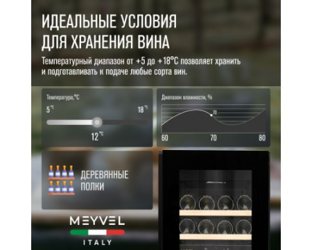 Винный шкаф Meyvel MV23-KBT2