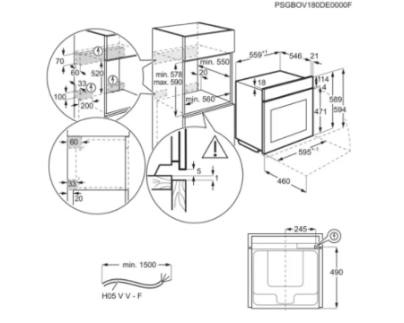 Духовой шкаф AEG OA5PB531AB