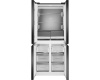 Отдельностоящий холодильник с инвертором Weissgauff WCD 450 Rock Glass NoFrost Inverter