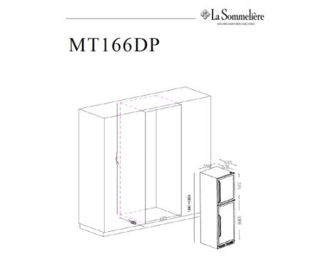 Винный шкаф La Sommeliere MT166DP