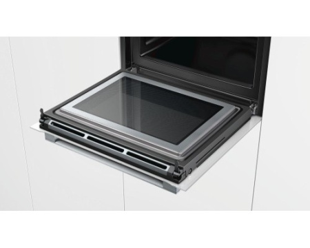 Духовой шкаф с микроволнами и паром Bosch HNG6764W6