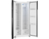 Отдельностоящий холодильник с инвертором Weissgauff WSBS 500 Inverter NoFrost White Glass
