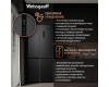 Отдельностоящий холодильник с инвертором Weissgauff WCD 590 Nofrost Inverter Premium Ecofresh Dark Inox