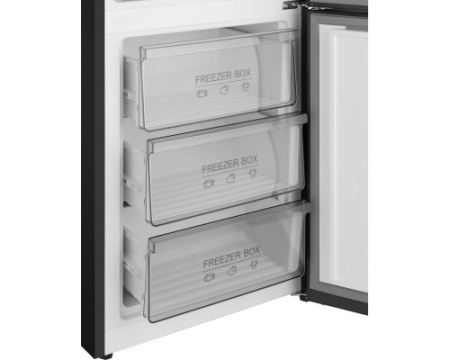 Отдельностоящий холодильник с инвертором Weissgauff WRK 2000 Total NoFrost Inverter Black