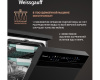 Посудомоечная машина c авто-открыванием и инвертором Weissgauff DW 4539 Inverter Touch AutoOpen Black
