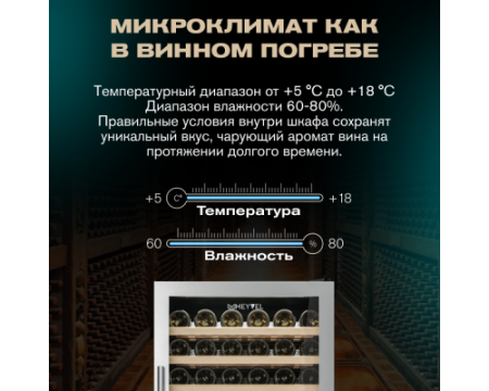 Винный шкаф Meyvel MV116-KST2